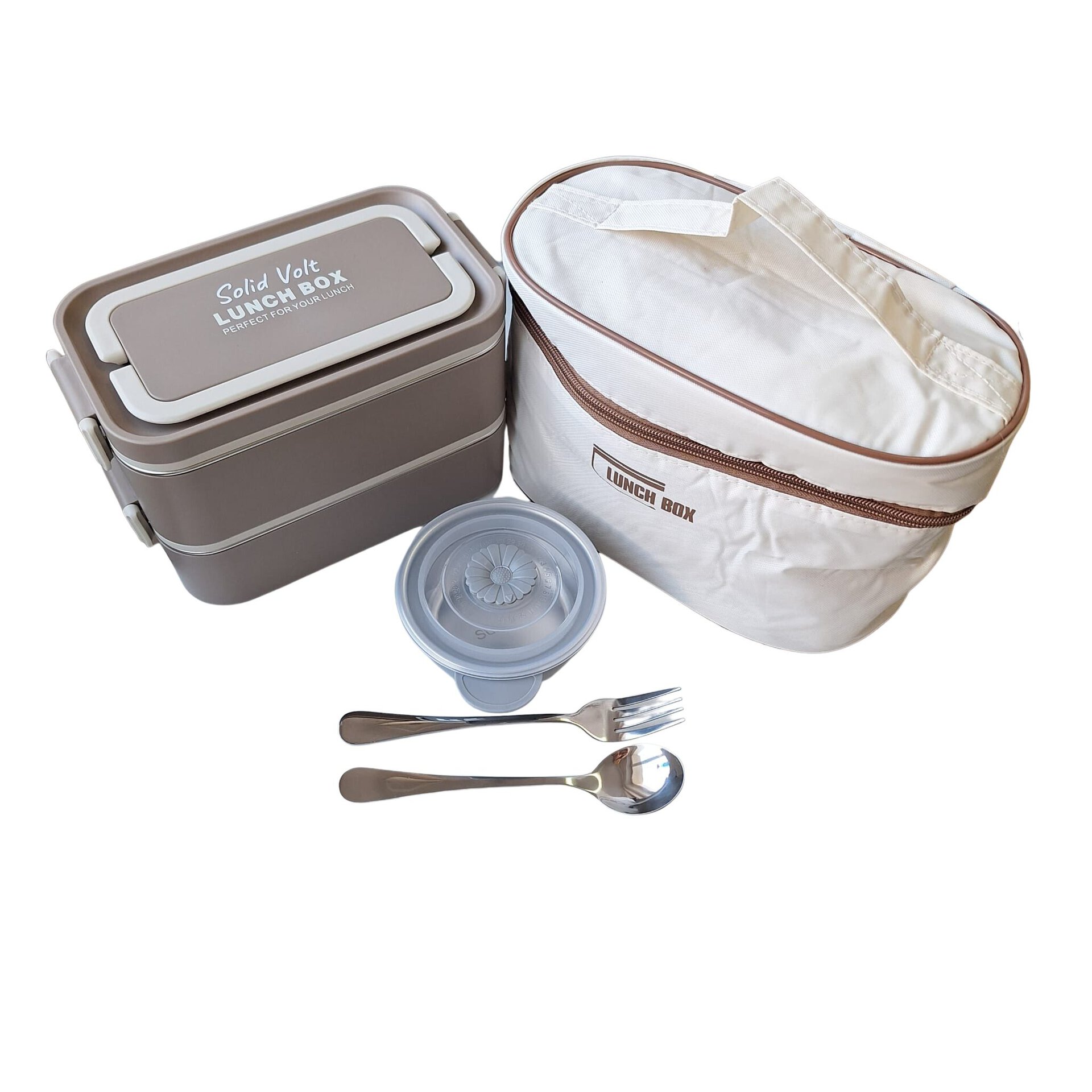 Caserola Pentru Pranz Maro, Bento Box Din Inox