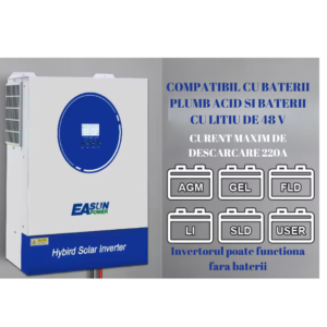 Invertor EASUN SMG II 11kW 48V 2xMPPT 160A