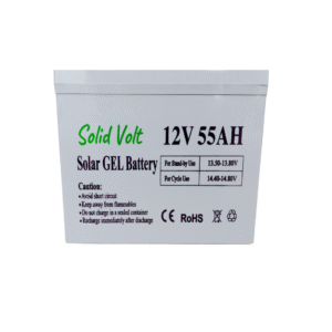 Baterie acumulator 12V - 55 Ah gel solar descarcare lenta