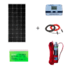 Kit panou solar 200W cu pompa de apa submersibila de adancime medie 12V, PWM 40A, baterie 100Ah