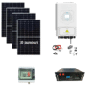 Sistem complet fotovoltaic 5 kw panouri + 6 kw Deye monofazat + 5.12 kw stocare LiFePO4
