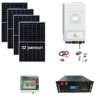 Sistem complet fotovoltaic 15 kw panouri + 15 kw Deye trifazat + 5.12 kw stocare LiFePO4