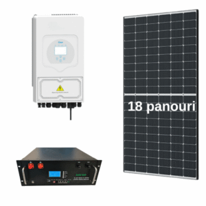 Invertor monofazat 6kW + Acumulator 5.12kWh + Panouri 8kWp
