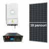 Invertor monofazat 8kW + Acumulator 5.12kWh + Panouri 8kWp