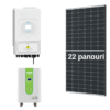 Invertor trifazat 10kW + Acumulator 15.36kWh + Panouri 10kWp
