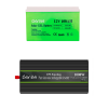 Kit invertor sinus pur cu UPS Solid Volt si baterie GEL 100Ah