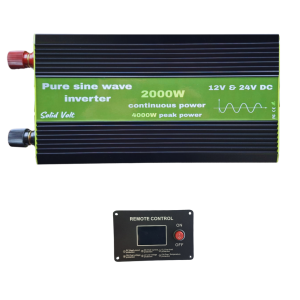 Invertor sinus pur 2000V/4000W 12V si 24V Solid Volt (functioneaza atat pe 12V cat si pe 24V) 