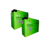 Set 2 baterii litiu LiFePO4 200Ah 12V, cu BMS smart, Bluetooth si Display pe baterie