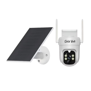 Camera de supraveghere WIFI Solid Volt 5MP, Lentile HD cu panou solar, Waterproof IP66, Senzor de miscare, comunicare bidirectionala