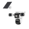 Camera de supraveghere WIFI Solid Volt 9MP cu panou solar, 3 lentile HD , zoom 10x, comunicare bidirectionala, senzor de miscare, Night Vision, Waterproof IP66, alarma