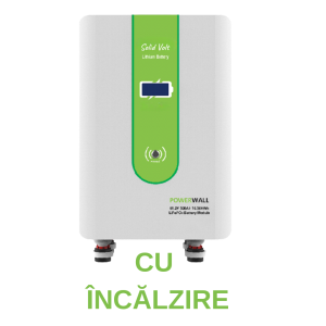 Acumulator litiu LiFePO4 15.36kWh Solid Volt CU INCALZIRE – 51.2V 300Ah, BMS Smart si Display pe baterie Low Voltage